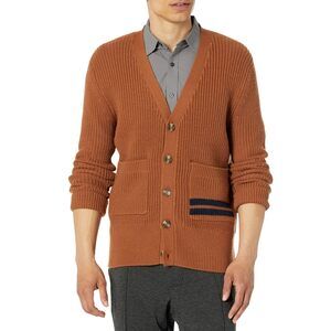 LABEL Go-to Cardi Brown/Navy XS